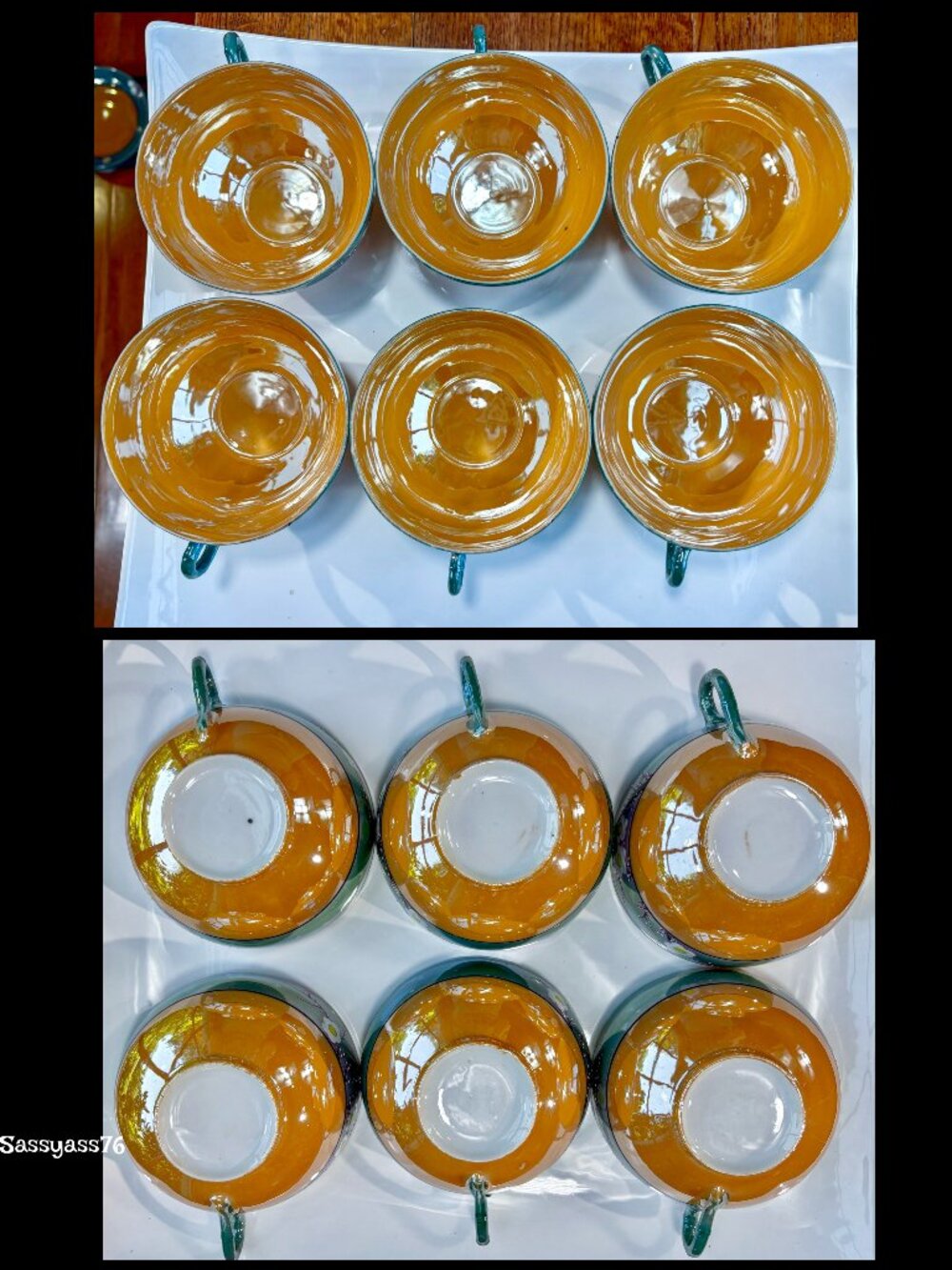 🆕VTG▪️ 15 Pc Authentic Japanese Hand Painted Lusterware CHERRY BLOSSOM Tea Set - Picture 4 of 15